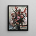 Rosa Rosen Roses roses - Lovis Corinth — gerahmtes Bild an der Wand