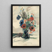 Vase mit Blumen - Lovis Corinth — gerahmtes Bild an der Wand
