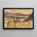 Landschaft vom Walchensee - Lovis Corinth — gerahmtes Bild an der Wand