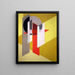 Z VII - László Moholy-Nagy — gerahmtes Bild an der Wand
