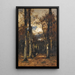 Wald bei Fontainebleau - László Pál — gerahmtes Bild an der Wand
