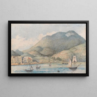 Lt Gen Charles Emilius Gold - A View of Hobart Tasmania.webp