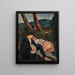 Der Banjo-Spieler - Luc-Albert Moreau — gerahmtes Bild an der Wand