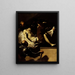 Mise au tombeau du Christ - Luca Giordano — gerahmtes Bild an der Wand
