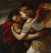 Jacob kämpft mit dem Engel - Luca Giordano — Ansicht des Kunstwerks