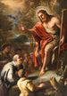 Saint Jean predigt in der Wüste - Luca Giordano — Ansicht des Kunstwerks