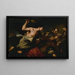 Samson tötet die Philister - Luca Giordano — gerahmtes Bild an der Wand