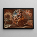 L'enlèvement de Proserpine - Luca Giordano — gerahmtes Bild an der Wand