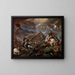 La découverte du corps d'Holoferne - Luca Giordano — gerahmtes Bild an der Wand