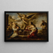 Der Opfergang Manoas - Luca Giordano — gerahmtes Bild an der Wand