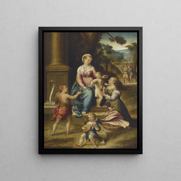 Luca Longhi - Le mariage mystique de Sainte Catherine.webp