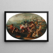 L Enl\u00e9vement der Helena von Troja - Luca Penni — gerahmtes Bild an der Wand