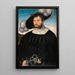 Portrait von Monsieur A von Rechenberg - Lucas Cranach der Ältere — gerahmtes Bild an der Wand