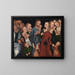 Der segnende Christus mit Kindern - Lucas Cranach der Ältere — gerahmtes Bild an der Wand