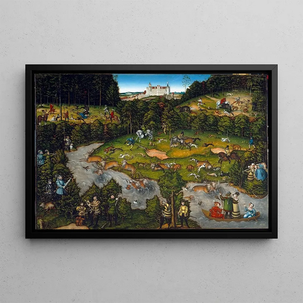 Lucas Cranach the Elder - Hunting near Hartenfels Castle.webp