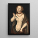 Lucrèce - Lucas Cranach der Ältere — gerahmtes Bild an der Wand