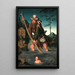 Saint Christophe - Lucas Cranach der Ältere — gerahmtes Bild an der Wand