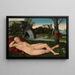Die Nymphe der Quelle - Lucas Cranach der Ältere — gerahmtes Bild an der Wand