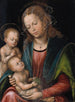 Jungfrau mit dem Kind, verehrt von dem heiligen Johannes dem Jüngeren - Lucas Cranach der Ältere — Ansicht des Kunstwerks