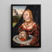 Salomé - Lucas Cranach der Jüngere — gerahmtes Bild an der Wand