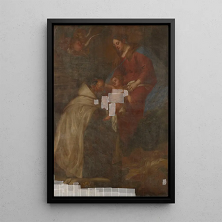 Lucas Franchoys the Younger - Madonna Appears to Saint Simon Stock.webp