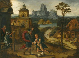 Lucas Gassel - A Landscape With The Return Of The Prodigal Son.webp
