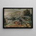Der Weg nach Emmaus - Lucas Gassel — gerahmtes Bild an der Wand