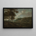 Landschaft - Lucas van Uden — gerahmtes Bild an der Wand