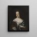 Beata Elisabeth von Königsmarck - Lucas von Breda — gerahmtes Bild an der Wand