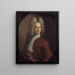 Selbstporträt - Lucas von Breda — gerahmtes Bild an der Wand