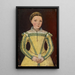 Portrait von Dorothea Curio, Tochter des Professors Celio Secondo Curio - Lucca — gerahmtes Bild an der Wand
