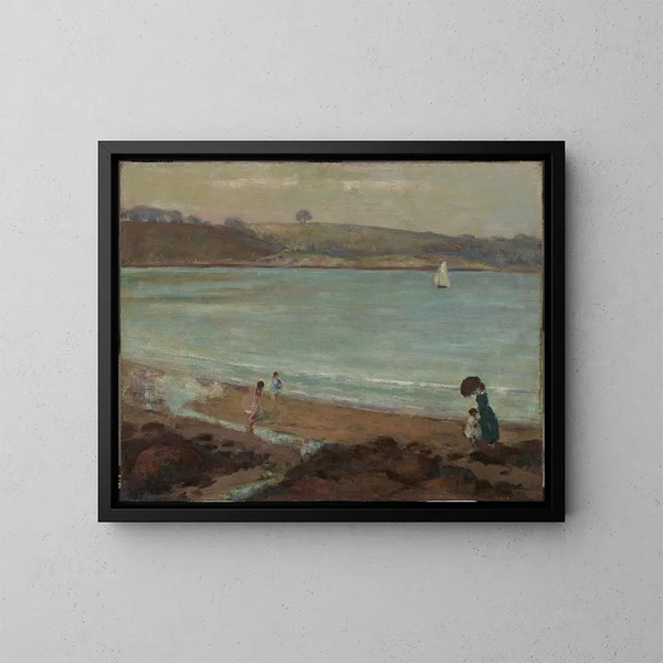 Au large de la baie du Massachusetts - Lucien Abrams — gerahmtes Bild an der Wand