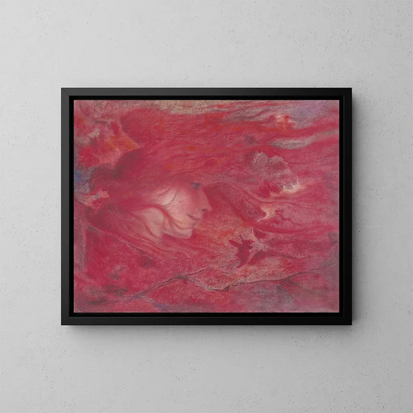 Die Sturm - Lucien Lévy-Dhurmer — gerahmtes Bild an der Wand