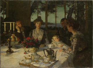 Lucien Simon - Talking in the Twilight.webp