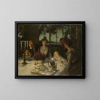Lucien Simon - Talking in the Twilight.webp