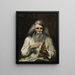 Der Bildhauer - Lucjan Przepiórski — gerahmtes Bild an der Wand