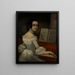 Selbstporträt - Lucinda Redmon Orear — gerahmtes Bild an der Wand