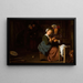 Szenen des Genres - Ludolf de Jongh — gerahmtes Bild an der Wand