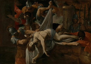 Ludovico Carracci - St Sebastian Thrown Into The Cloaca Maxima.webp