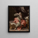 La mort de Lucrèce - Ludovico Mazzanti — gerahmtes Bild an der Wand