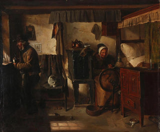 Ludvig Abelin Schou - Interir fra en Bondestue.webp