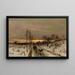 Winterlandschaft - Ludvig Munthe — gerahmtes Bild an der Wand