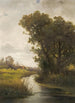 Bäume am Wasserufer - Ludvík Bartók — Ansicht des Kunstwerks