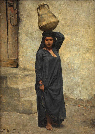 Ludwig Deutsch - An Egyptian water carrier.webp