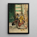 Der Raucher von Goza - Ludwig Deutsch — gerahmtes Bild an der Wand