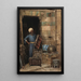 Der Tischler - Ludwig Deutsch — gerahmtes Bild an der Wand