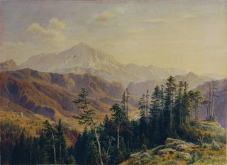 Ludwig Halauska - Der Schneeberg in Niedersterreich von Gutenstein aus gesehen.webp