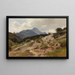 Ansicht von Mittenwald im Karwendel-Gebirge - Ludwig Halauska — gerahmtes Bild an der Wand