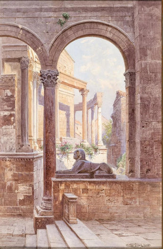 Ludwig Hans Fischer - A view of Diocletians Palace in Split.webp