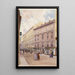 Der Bauernmarkt in Wien - Ludwig Hans Fischer — gerahmtes Bild an der Wand